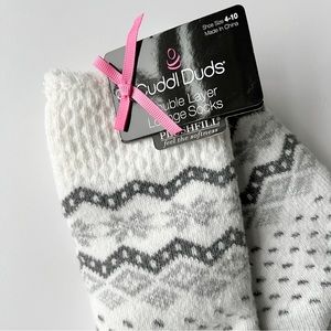 Cuddl Duds Lounge Socks NWT